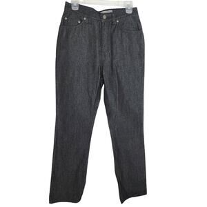 Faded Glory Women's Mid-Rise Stretch Bootcut Black Denim Jeans 6 Average 30 x 31